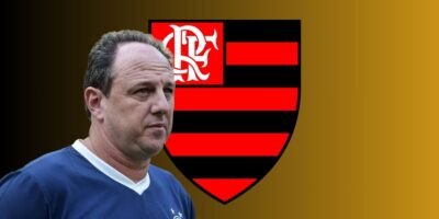 Rogério Ceni e escudo do Flamengo (Foto - Montagem TV Foco).