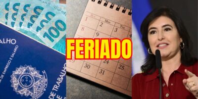 Salário Mínimo clt, feriado e Simone Tebet (Reprodução - Internet)