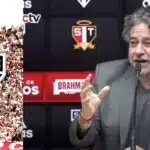 Presidente Casares e torcida do São Paulo - Montagem Tv Foco