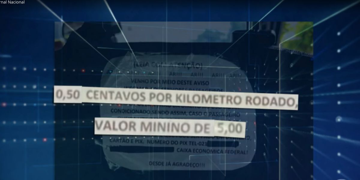 Taxa extra do ar- condicionado no Uber (Foto: Reprodução / Globo)