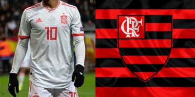 Craque da Europa e escudo do Flamengo (Reprodução - Internet)