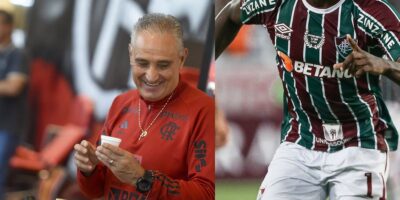 Tite no Flamengo e Luiz Henrique no Fluminense (Reprodução - Internet)