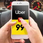 Uber e 99 - Foto: Internet