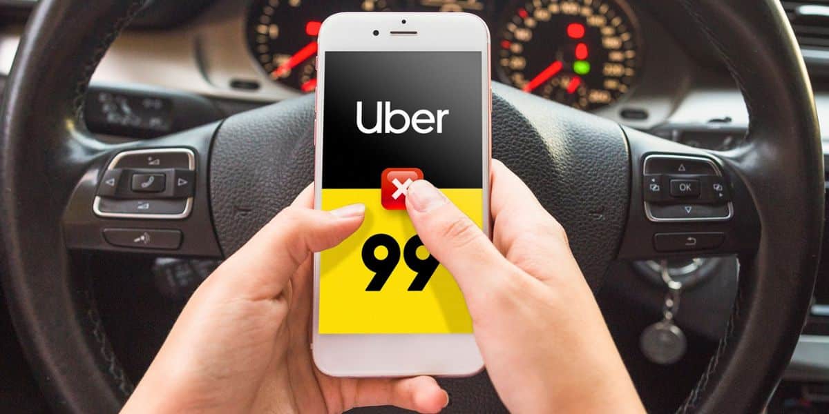 Uber e 99 - Foto: Internet