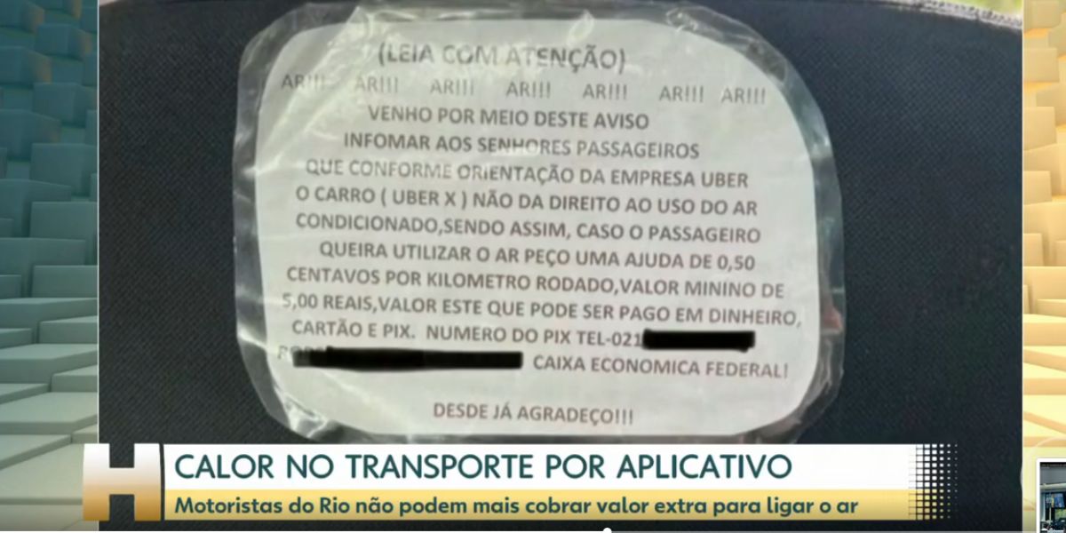 Valor extra em Uber (Foto: Reprodução / Jornal Hoje da Globo)