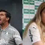 Leila Pereira e Abel Ferreira (Reprodução: Montagem TV Foco)