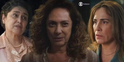 Angelina, Agatha e Irene em Terra e Paixão (Foto: Reprodução / Globo / Montagem TV Foco)