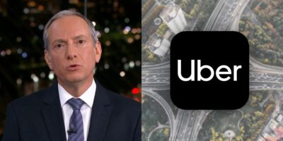 Fim de serviço da Uber anunciado por Burnier (Reprodução: Montagem TV Foco)