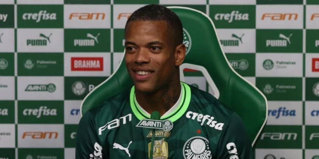 Caio Paulista é jogador de futebol do Palmeiras (Foto: Cesar Grego/Palmeiras)