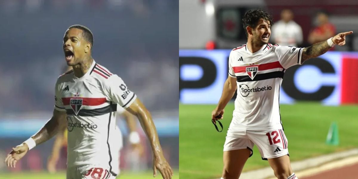 Caio Paulista e Pato não vestirão a camisa do Tricolor em 2024 (Reprodução: Montagem TV Foco)