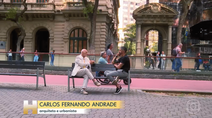 Convidado do Jornal Hoje fala de mudanças no centro do Rio (Foto: Divulgação)