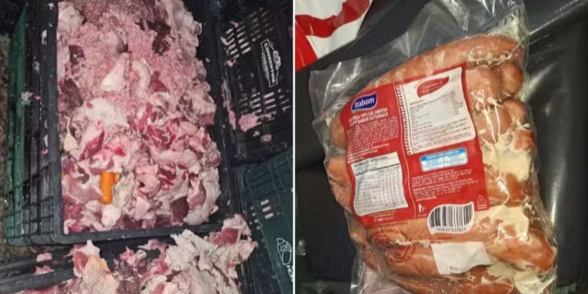 Carne estragada - Foto: Polícia Civil