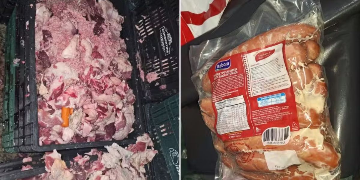 Os alimentos eram reaproveitados, mesmo sem estarem nas devidas condições (Reprodução: Polícia Civil)