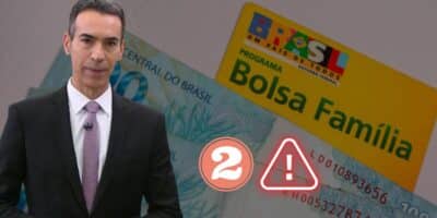 César Tralli fala do Bolsa Família (Foto: Reprodução / Globo / Pronatec / Montagem TV Foco)