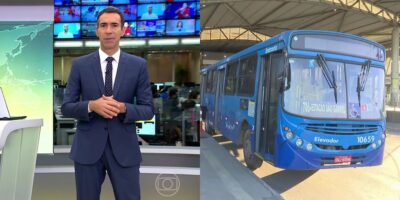 Tralli dá péssima notícia aos passageiros sobre o ônibus (Reprodução: Montagem TV Foco)