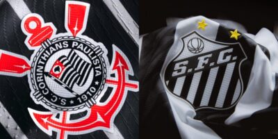 Corinthians e Santos - (Foto: Reprodução / Internet)