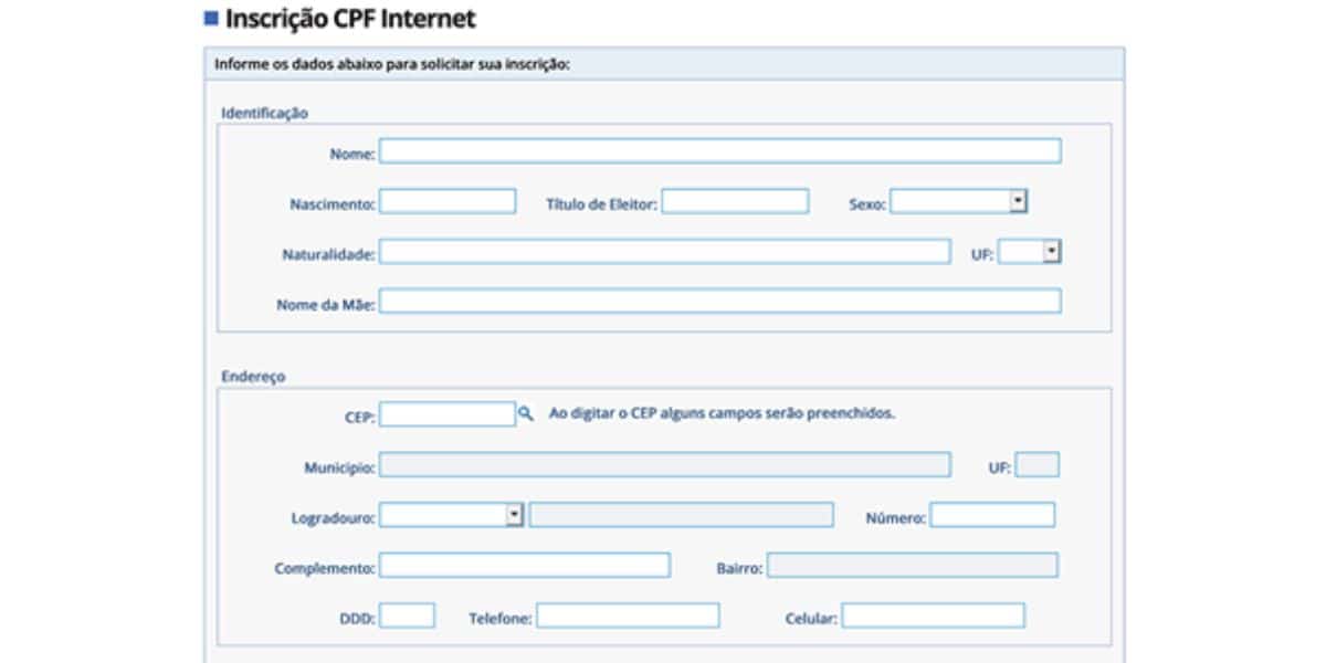 Algumas mudanças vão acontecer no cadastro do CPF (Reprodução: Internet)