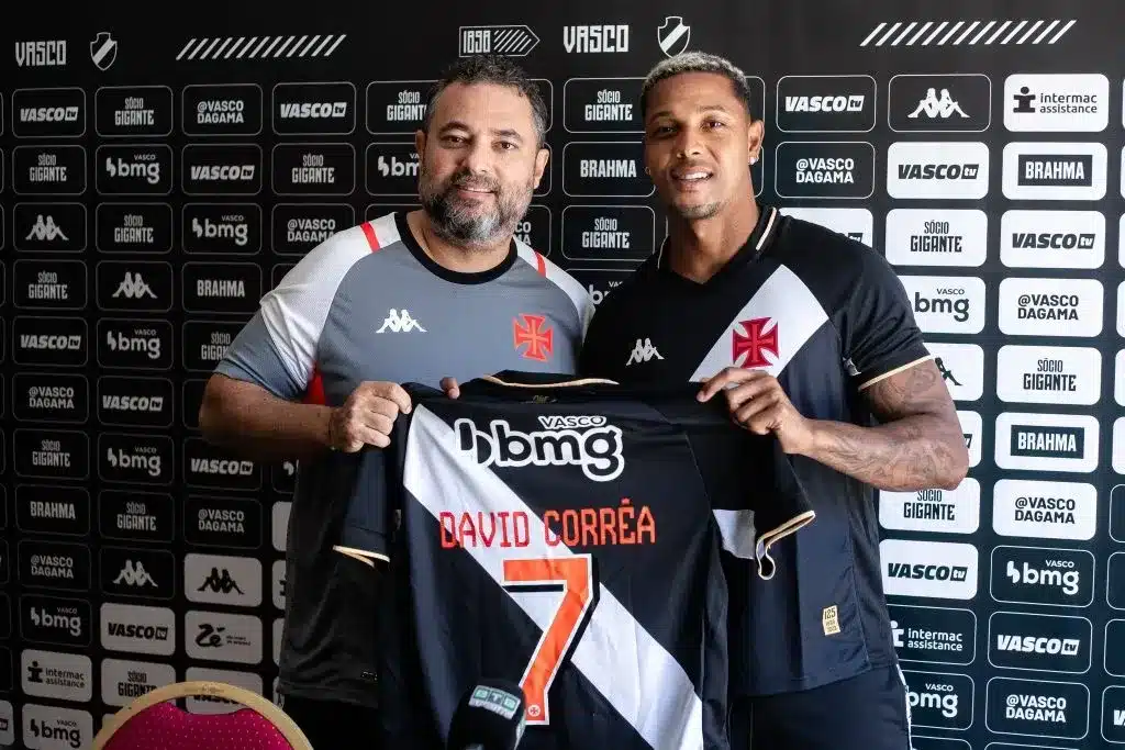 David foi apresentado oficialmente no Vasco (Foto: Reprodução/ Internet)