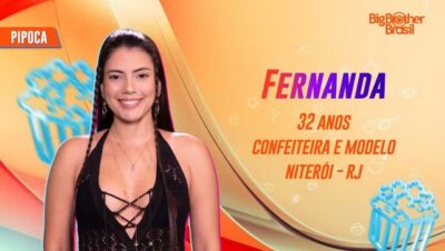 Fernanda é participante do reality (Foto: Reprodução / Globo)