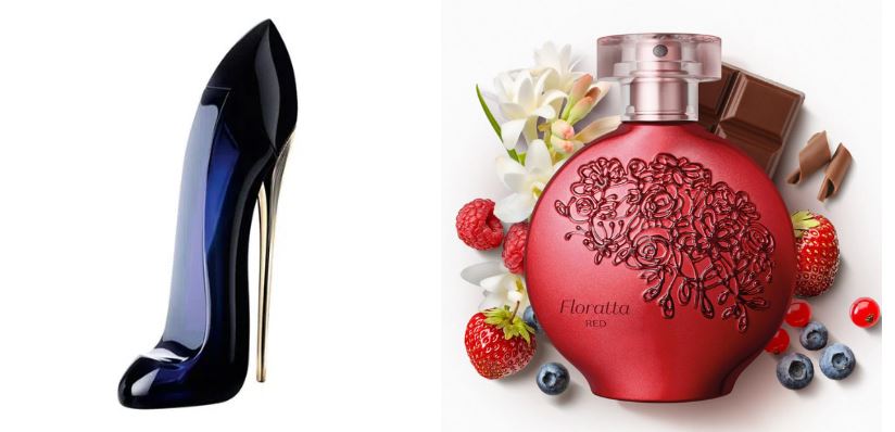 O Floratta Red e o Good Girl da Carolina Herrera (Foto: Reprodução/ Internet)