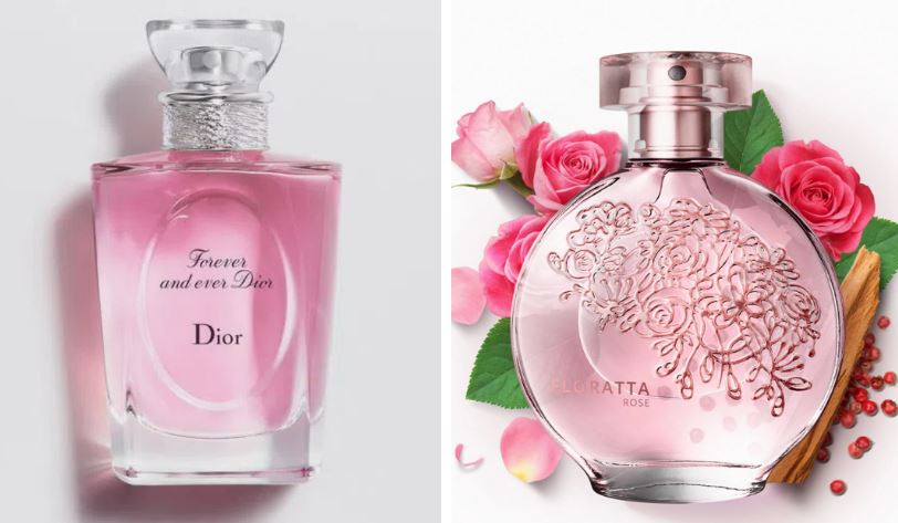 O Floratta Rose e o Forever and Ever Dior (Foto: Reprodução/ Internet)