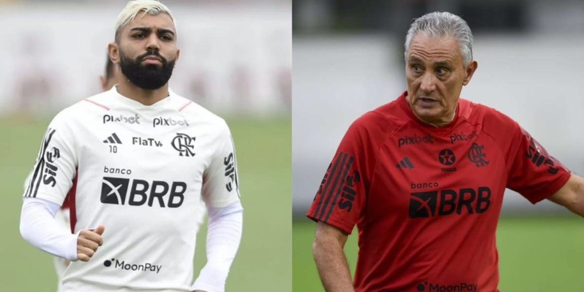 Gabigol e Tite - (Foto: Reprodução / Internet)