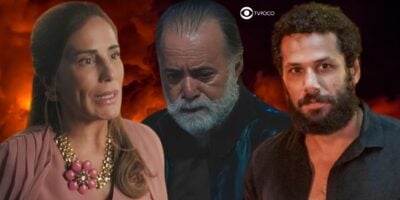 Irene, Antônio e Ramiro em Terra e Paixão (Foto: Reprodução / Globo / Montagem TV Foco)