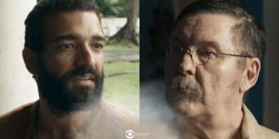 José Inocêncio e Belarmino em Renascer (Foto: Reprodução / Globo / Montagem TV Foco)