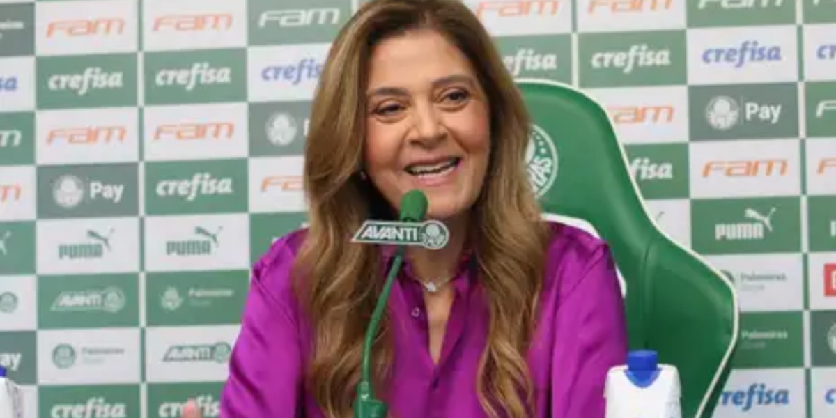Leila Pereira faz 3 anúncio do Palmeiras - (Foto: Reprodução / Internet)