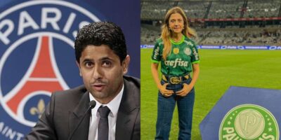 Imagem do post R$300 mi na mesa: Dono do PSG esquece o Santos e se arma para fechar negócio histórico com Leila no Palmeiras