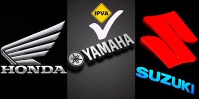 Logos da Honda, Yamaha e Suzuki (Foto: Reprodução / Canva)