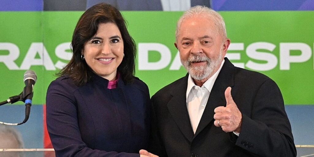 SImone Tebet e Luiz Inácio Lula da Silva (Reprodução: Internet)