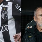 Mano Menezes e jogador (Reprodução/Internet)