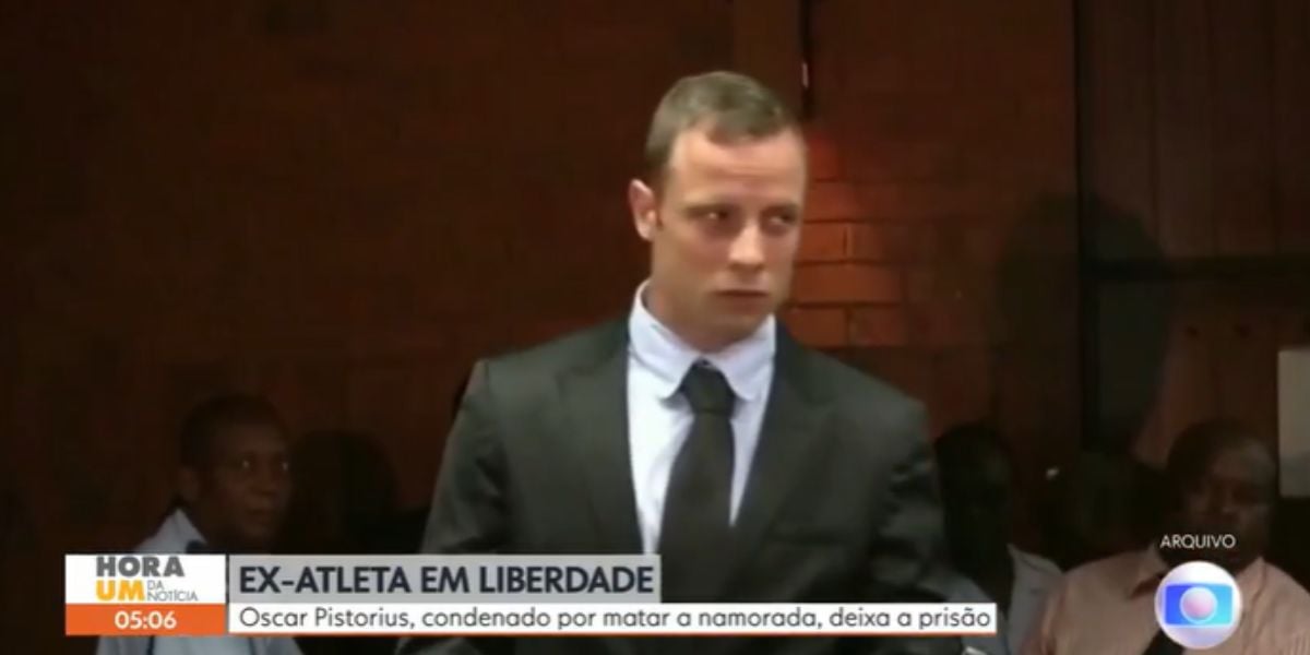 O ex-atleta foi condenado a prisão em 2014 (Reprodução: Globo)