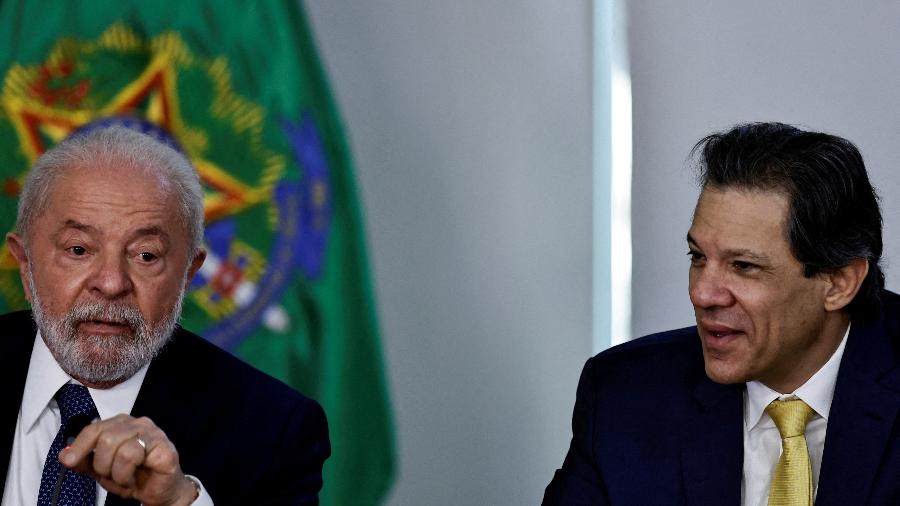 Presidente Lula e o Ministro da Fazenda, Fernando Haddad (Foto Reprodução/Internet)