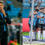 Renato Gaúcho e elenco do Grêmio (Foto: Divulgação)