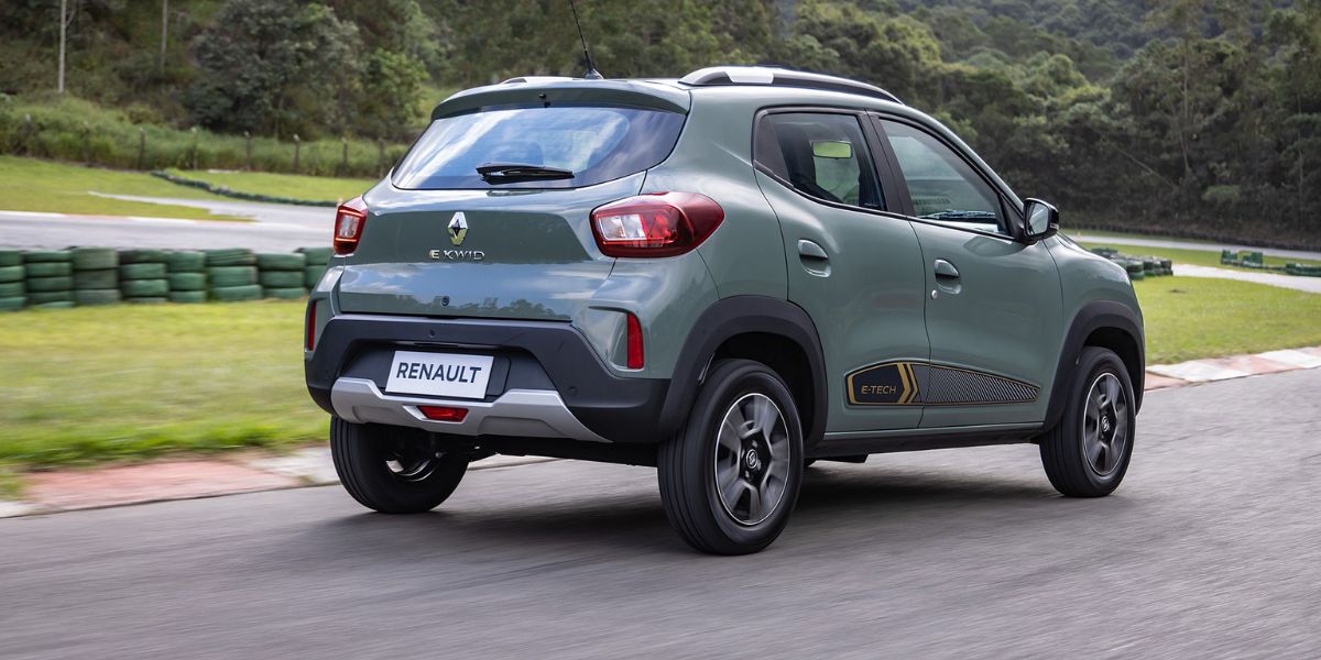 Renault Kwid é um dos elétricos mais baratos do mercado (Reprodução: Internet)