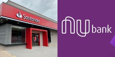Santander e Nubank (Reprodução: Montagem TV Foco)