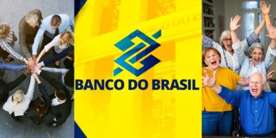 Trabalhadores, logo do Banco do Brasil e aposentados do INSS (Foto: Reprodução / Internet / Dramatização / Montagem TV Foco)