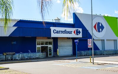 O fechamento da unidade de Carrefour em Santa Cruz (Foto: Reprodução / Gaz)