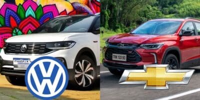 Volks T-Cross e Chevrolet Tracker aniquilados por novo SUV (Reprodução: Montagem TV Foco)