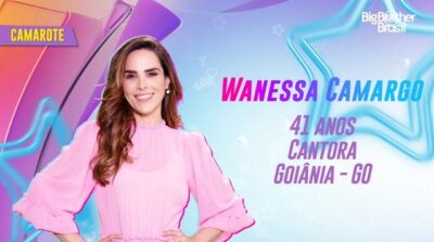 Wanessa Camargo é participante do BBB 24 no grupo Camarote (Foto: Reprodução / Globo)