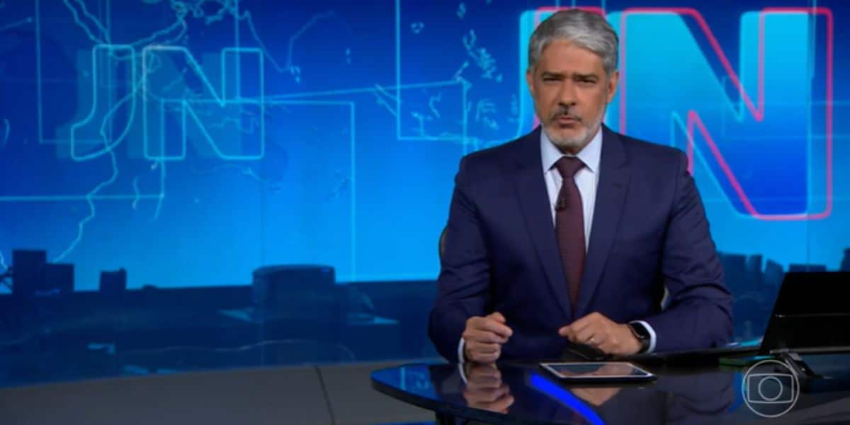 William Bonner comanda todas as noites o Jornal Nacional (Reprodução: Globo)