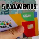  Bolsa Família crava 5 pagamentos (Reprodução/Montagem TV Foco)