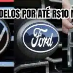 5 carros para comprar por até R$10 mil (Reprodução/Montagem TV Foco)