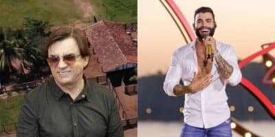 Mansão milionária de Chitãozinho peita até a de Gusttavo Lima (Reprodução/Montagem TV Foco)