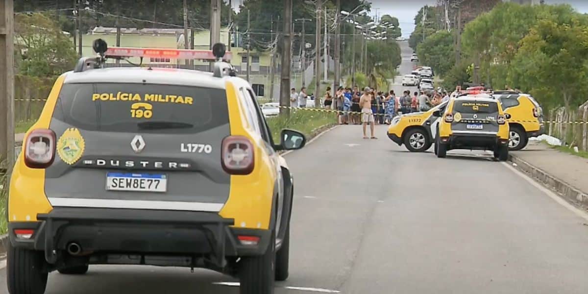 Cena do crime (Reprodução/Globo)