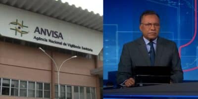 Anvisa e Heraldo Pereira no Jornal Nacional (Fotos: Reproduções / Globo)