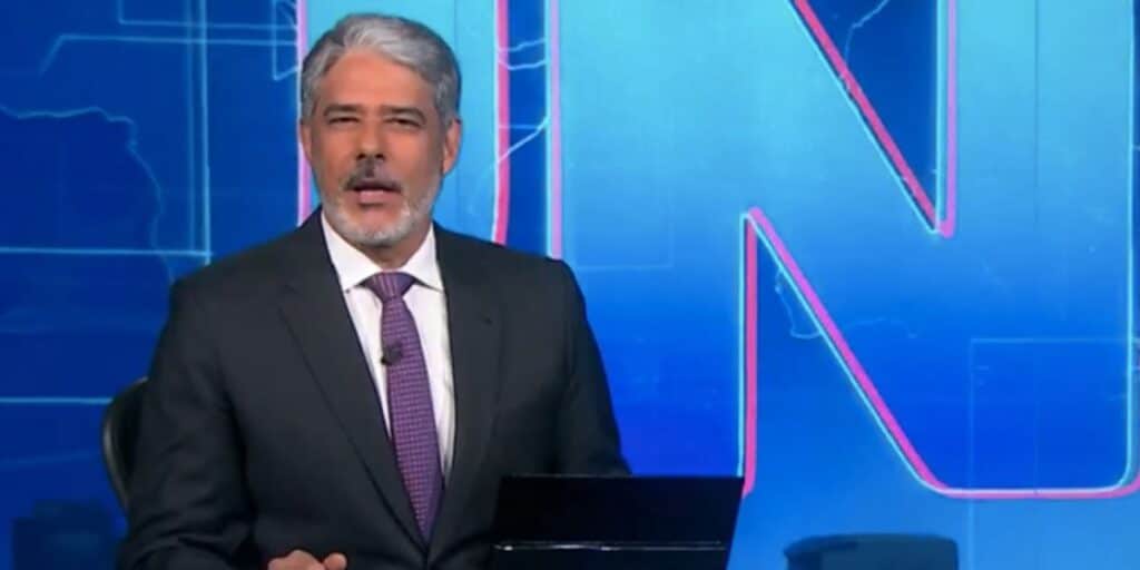 William Bonner no Jornal Nacional (Foto: Reprodução / Globo)