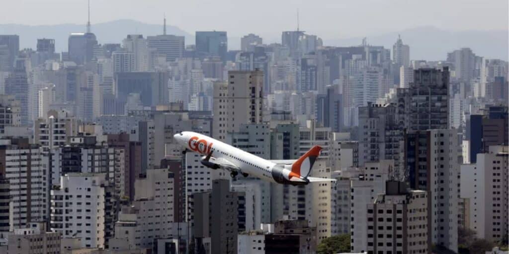 Avião da Gol Linhas Aéreas (Foto: Reprodução - CNN Brasil)